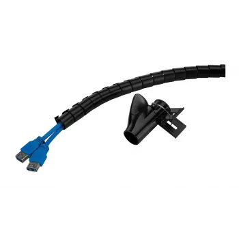 Kabelhülle Neomounts ADS06-141BL Ø20 mm Schwarz für Kabelmanagement