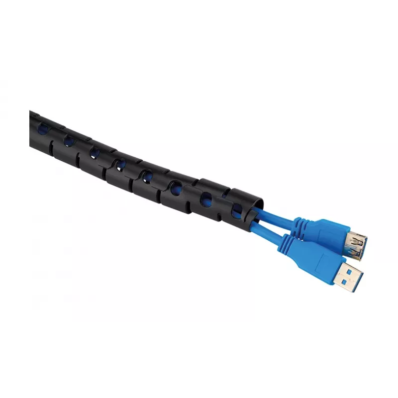 Kabelhülle Neomounts ADS06-141BL Ø20 mm Schwarz für Kabelmanagement