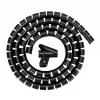 Kabelhülle Neomounts ADS06-141BL Ø20 mm Schwarz für Kabelmanagement