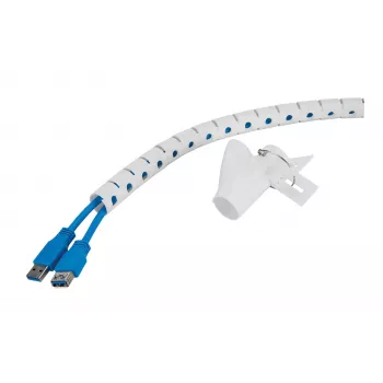 Kabelhülle Neomounts ADS06-141WH, Kabelmanagementschlauch Ø20 mm, weiß