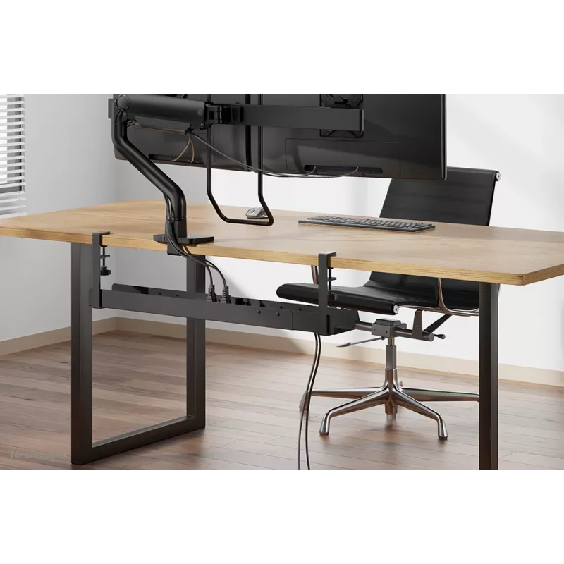 Kabelwanne Neomounts ADS07-120BL klemmbare universelle, 120 mm Breite, schwarz