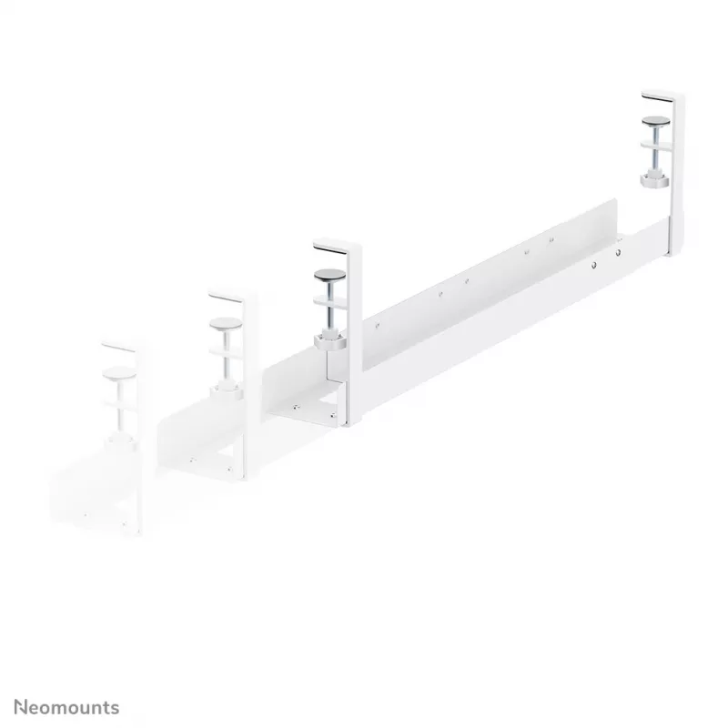 Kabelwanne Neomounts ADS07-120WH Klemmdesign, universell, weiß