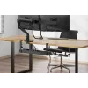 Kabelwanne Neomounts ADS07-121BL Klemmdesign universal schwarz