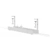Kabelwanne Neomounts ADS07-121WH Klemm-Design, universelle Montage, weiß