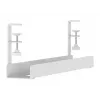 Kabelwanne Neomounts ADS07-121WH Klemm-Design, universelle Montage, weiß