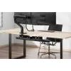 Kabelwanne Neomounts ADS07-122BL schraubmontiert universell schwarz, Wand-/Rackmontage