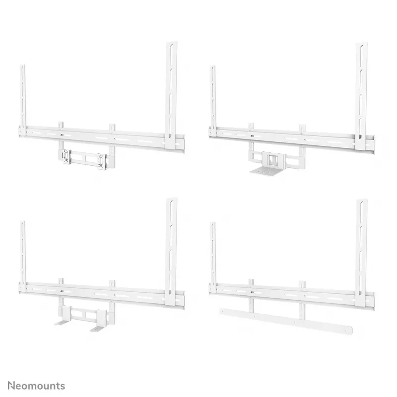 Neomounts AV2-500WH Videobar-Kit 43-110 Zoll - VESA - max. 10 kg - universal
