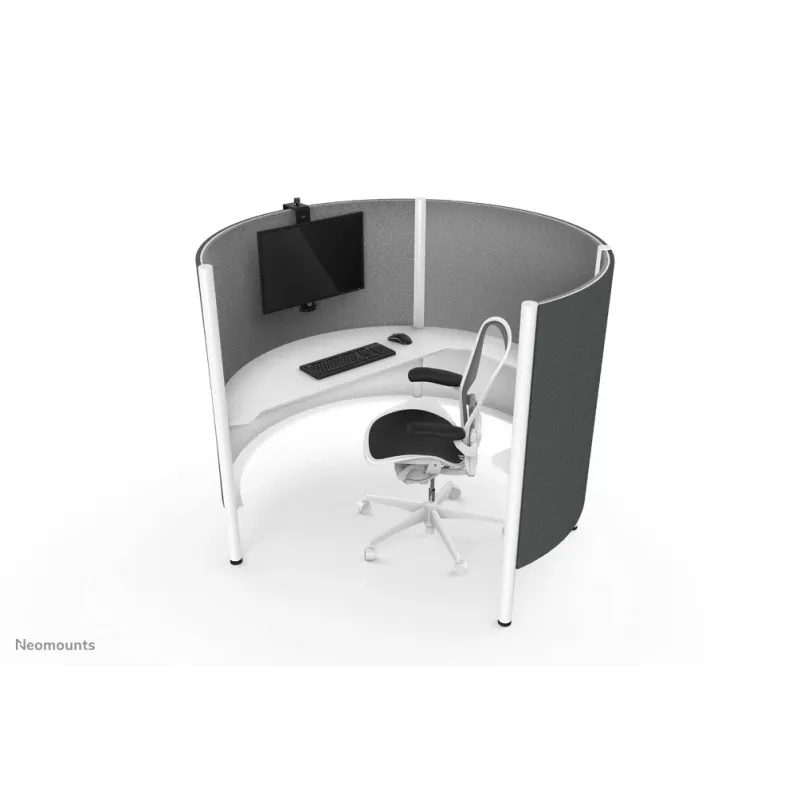 Neomounts FPMA-CH100Schwarz Monitorhalterung 10–30 Zoll – für Trennwände – drehbar