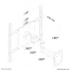 Neomounts FPMA-W960 Monitor-/TV-Wandhalterung 23-52 Zoll – Vollbeweglich