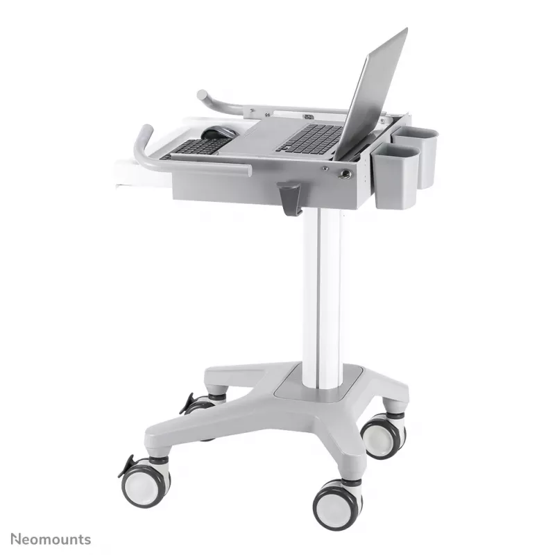 Multimedia-Wagen Neomounts MED-M200 Aluminium Weiß 1080 mm