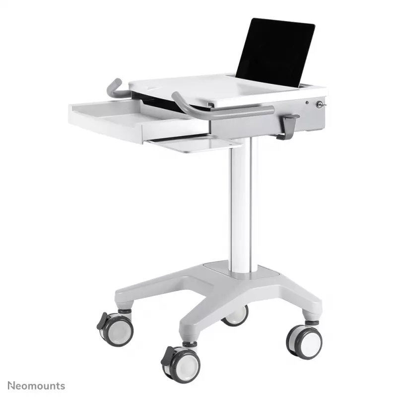 Multimedia-Wagen Neomounts MED-M200 Aluminium Weiß 1080 mm