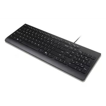 Lenovo 4Y41R64672 Tastatur Home/Office USB US English Schwarz Full-size Kabelgebunden 105 Tasten