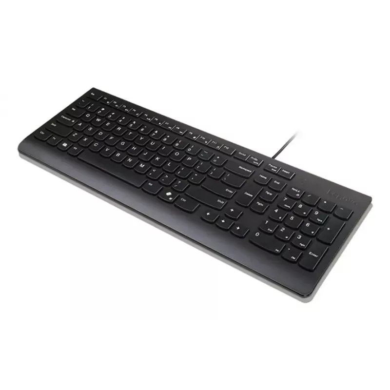 Lenovo 4Y41R64672 Tastatur Home/Office USB US English Schwarz Full-size Kabelgebunden 105 Tasten