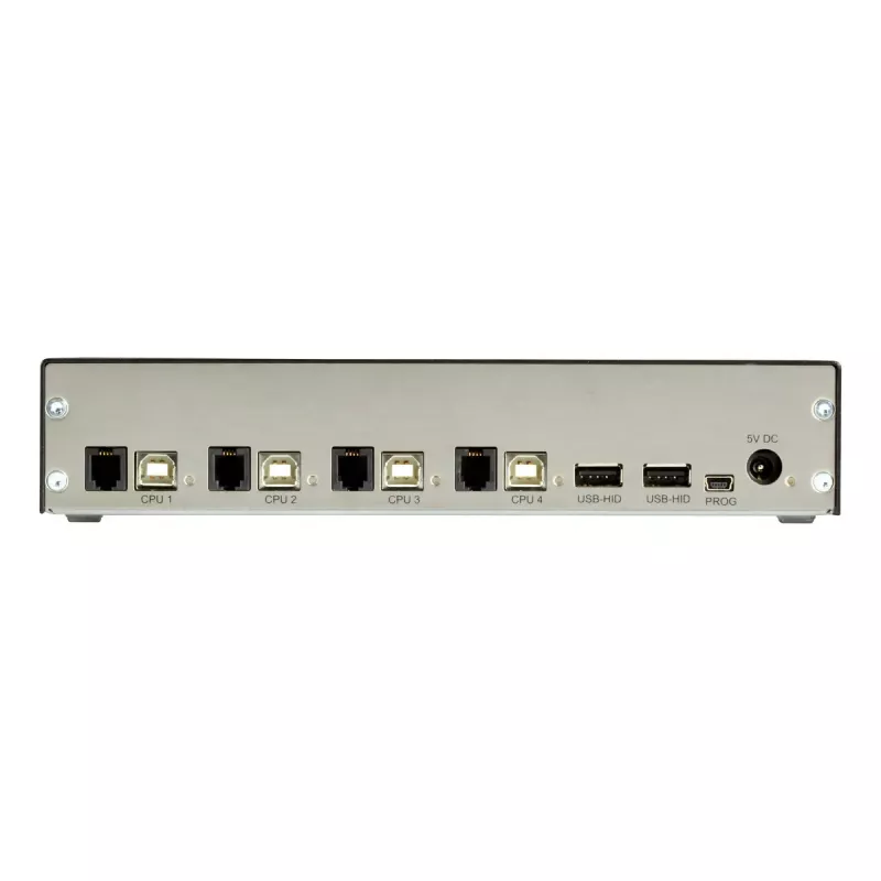 KVM-Switch Schwarz Box ACX1004A-HID2 USB-Tastatur-Maus Schwarz