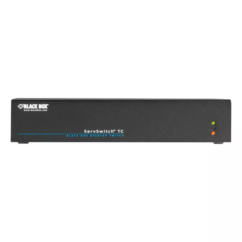 KVM-Switch Schwarz Box ACX1004A-HID2 USB-Tastatur-Maus Schwarz
