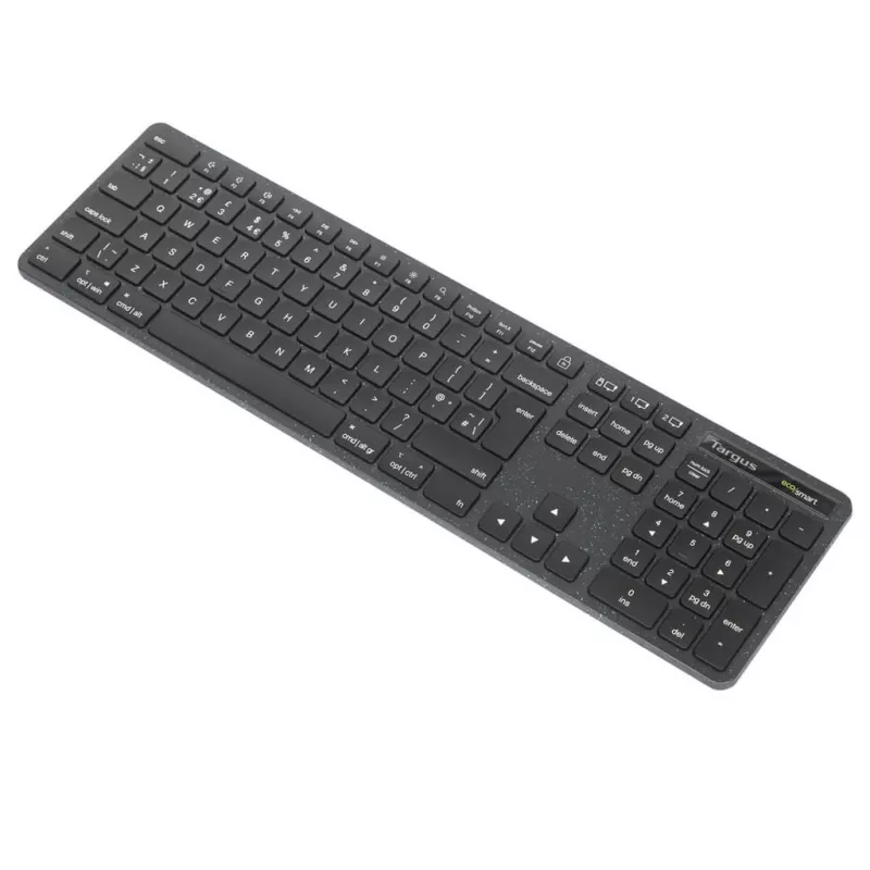 Targus EcoSmart AKB873NO Tastatur Universal RF Wireless + Bluetooth QWERTY Nordic Schwarz