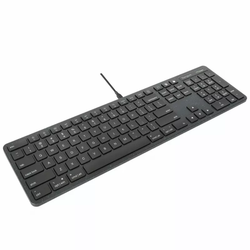 Targus AKB874NO Tastatur Universal USB QWERTY Nordic Schwarz Full-size 104 Tasten