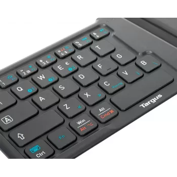 Mini Bluetooth-Tastatur TARGUS AKF003NO QWERTY Nordic Schwarz Universal