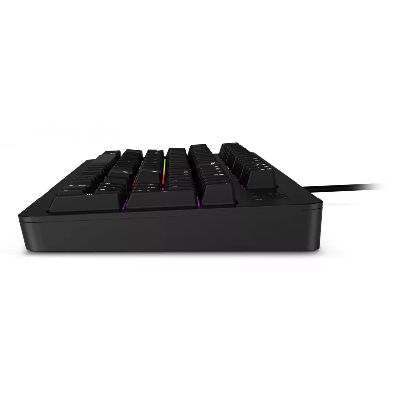 Kabelgebundene Gaming-Tastatur Lenovo K310 – Full-Size 100 %, USB, US English, RGB-Hintergrundbeleuchtung, Schwarz, 1,8 m Kabel
