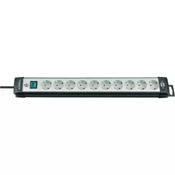 Power Extension Brennenstuhl 1951500100 3m 10 AC Outlets Schwarz Grau