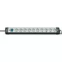 Power Extension Brennenstuhl 1951500100 3m 10 AC Outlets Schwarz Grau