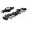 USB-Adapter-Kit DeLOCK 18612 Schwarz 10-teilig