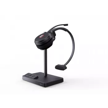 Yealink WH62 Mono UC Headset, Kabellos, Büro/Callcenter, 20 - 20000 Hz, 80 g, Headset, Schwarz