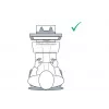 Dokumentenhalter BakkerElkhuizen FlexDoc Cristal Clear