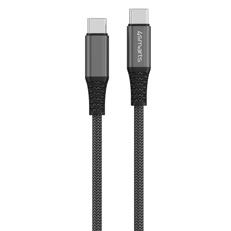 USB-Kabel 4smarts 456267 3 m USB-C Schwarz 0,48 Gbit/s