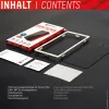 Displex Blickschutz-Displayschutz (10H) für Apple iPhone 13/13 Pro/14/16e/17e, Eco-Montagerahmen, Blickschutzfilter