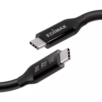 Kabel Edimax UC4 0,5 m 40 Gbit/s Schwarz Stecker auf Stecker