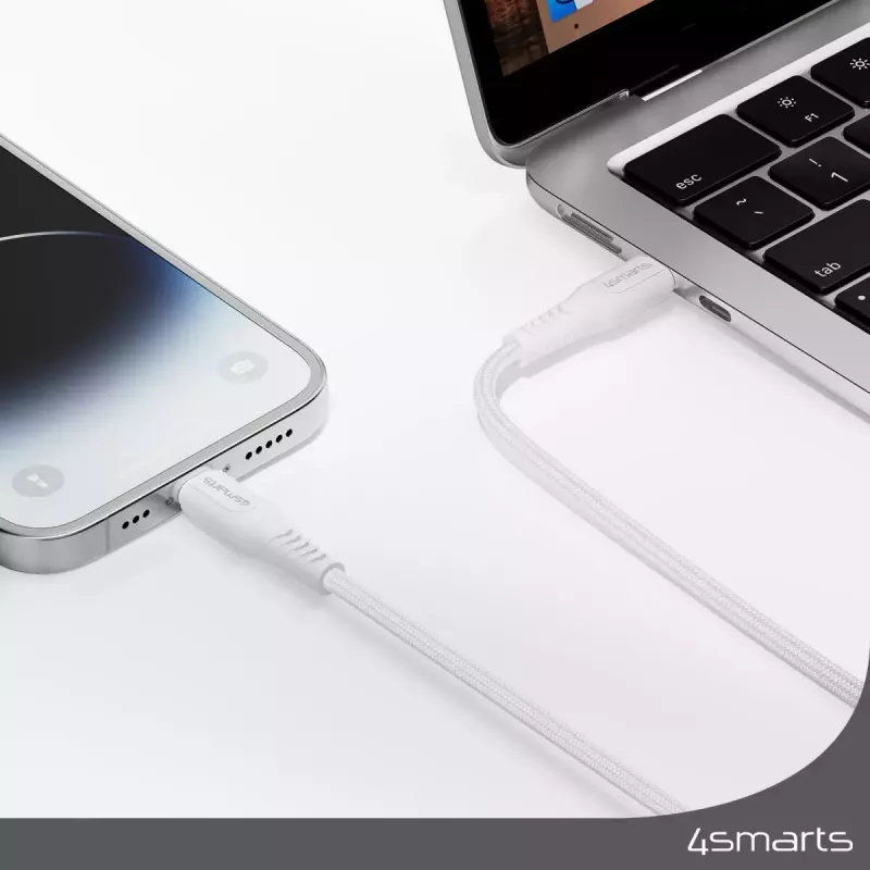Lightning-Kabel 4smarts 465592 1,5m USB-C auf Lightning