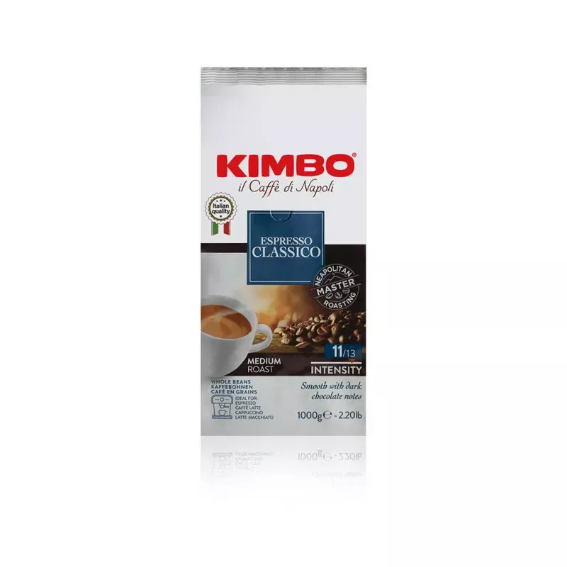 KIMBO 014089 Espresso Classico Kaffeebohnen 1 kg mittlere Röstung