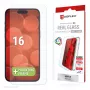 Displex Displayschutzfolie + Hülle für Apple iPhone 16, Eco Montagerahmen, kratzfest
