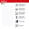Displex Displayschutzfolie + Hülle für Samsung Galaxy A55 5G, Eco-Montagerahmen, kratzfest