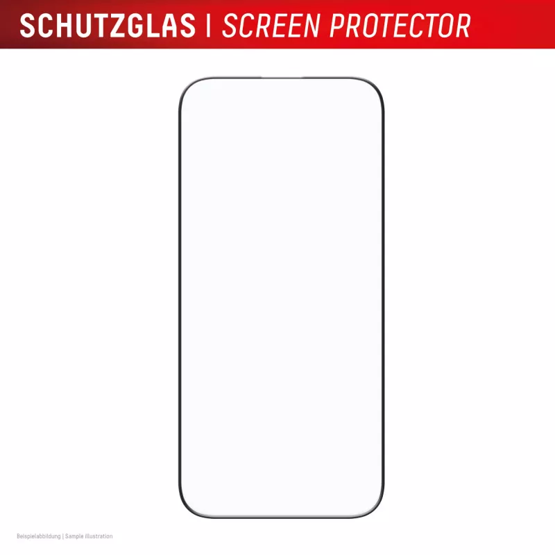 Displex Premium Schutzfolie (Vollabdeckung, 10H) für Apple iPhone Air, Eco Montagerahmen, Vollabdeckung