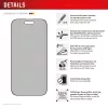 Displex Privacy Screen Protector (10H) für Apple iPhone Air, Eco Montagerahmen, Blickschutzfilter
