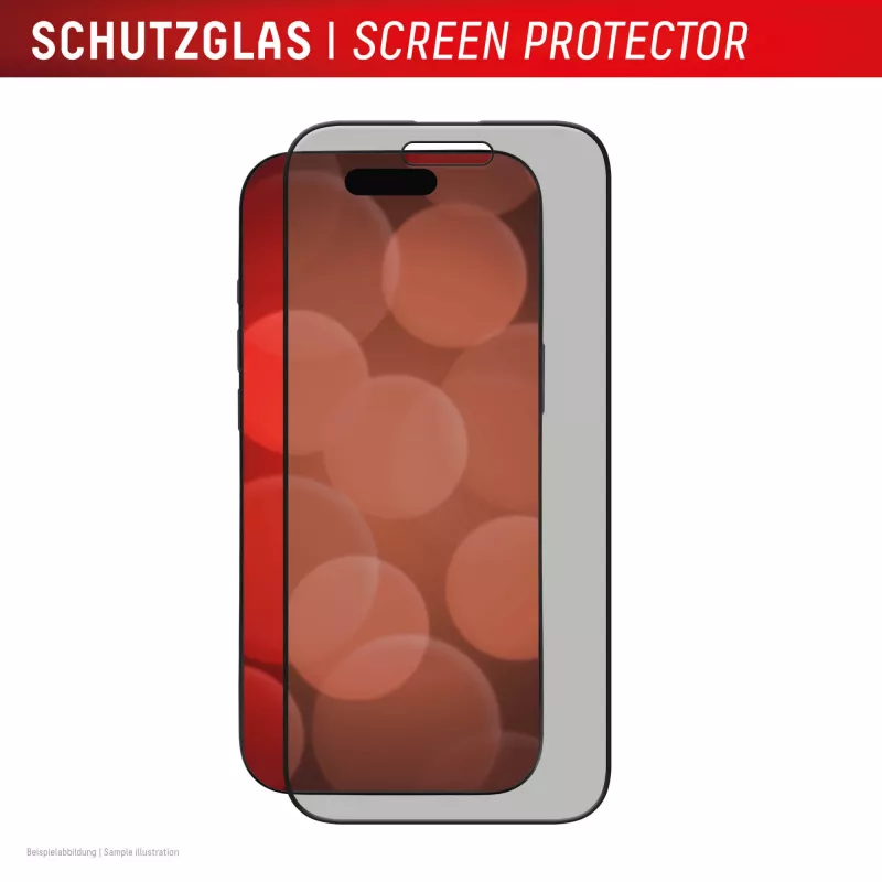 Displex Privacy Screen Protector (10H) für Apple iPhone Air, Eco Montagerahmen, Blickschutzfilter