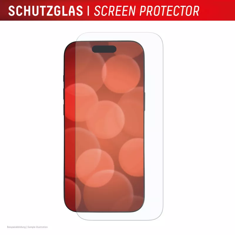 Displex Displayschutzfolie + Hülle für Apple iPhone Air, Eco Montagerahmen, kratzfest
