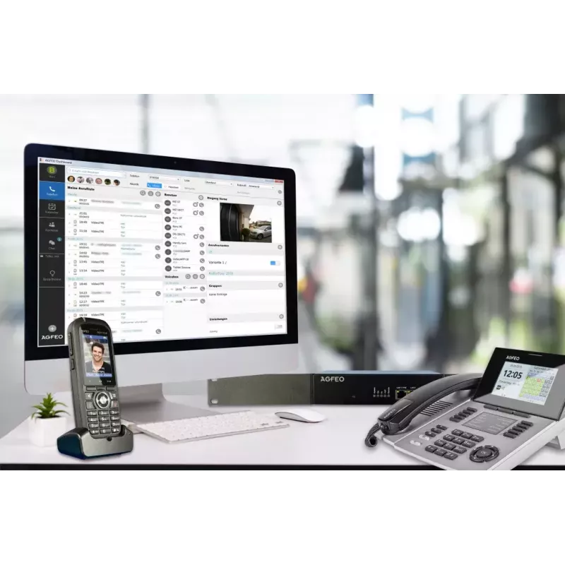 IP-Telefon AGFEO ST 56 Silber LCD