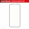 Displex Premium Anti-Reflex Screen Protector (anti-reflektive Vollabdeckung, 10H) für Apple iPhone 16 Pro, Eco-Montagerahmen, Vollabdeckung