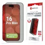 Displex Blickschutzfolie (10H) für Apple iPhone 16 Pro Max, Eco Montagerahmen, Blickschutzfilter