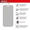 Displex Blickschutzfolie (10H) für Apple iPhone 16 Pro Max, Eco Montagerahmen, Blickschutzfilter