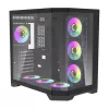 Computergehäuse Darkflash FT418 PRO, ATX, Schwarz