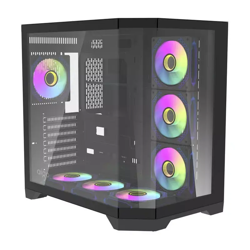 Computergehäuse Darkflash FT418 PRO, ATX, Schwarz