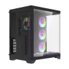 Computergehäuse Darkflash FT418 PRO, ATX, Schwarz