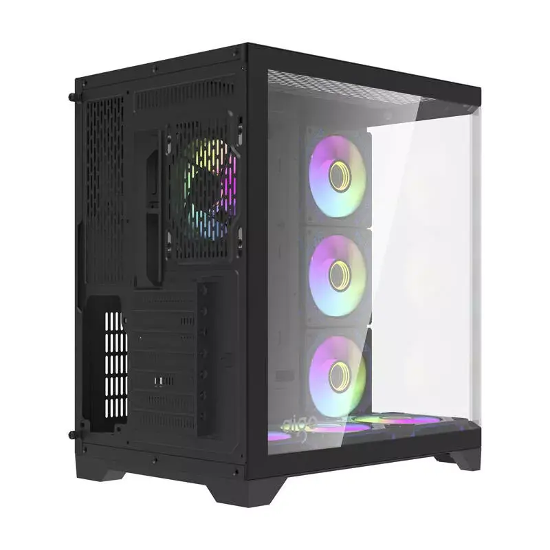 Computergehäuse Darkflash FT418 PRO, ATX, Schwarz