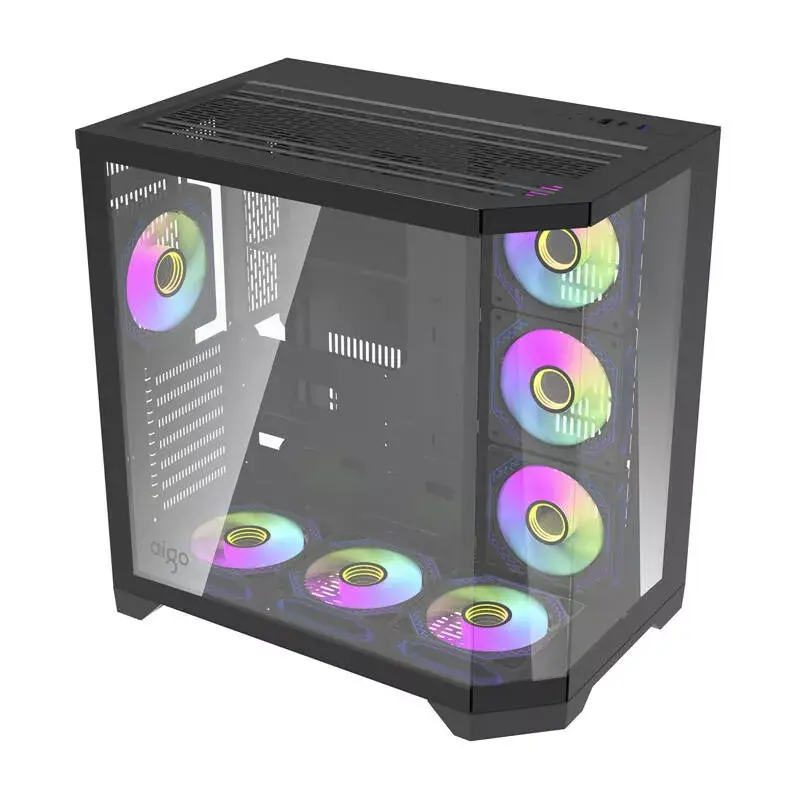 Computergehäuse Darkflash FT418 PRO, ATX, Schwarz
