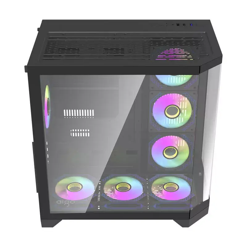 Computergehäuse Darkflash FT418 PRO, ATX, Schwarz