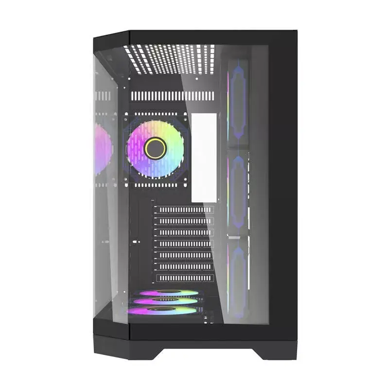 Computergehäuse Darkflash FT418 PRO, ATX, Schwarz